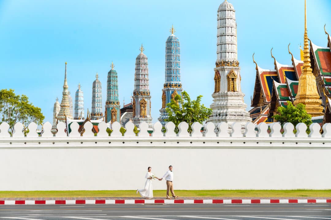 The Grand Palace area (outside)