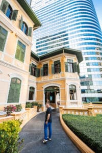 The Mahanakhon area and BTS